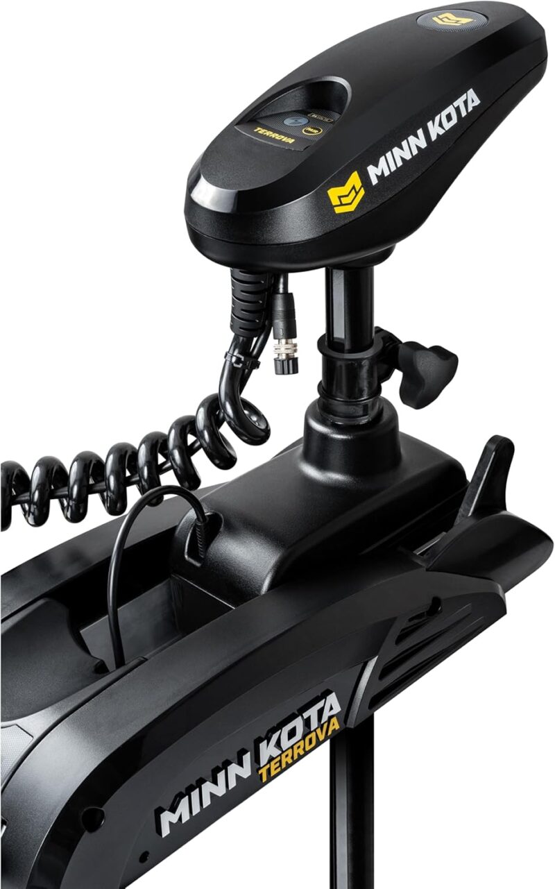 Minn Kota 1358356 Terrova Bow-Mount Electric Trolling Motor with Spot-Lock, Dual Spectrum Chirp Sonar, Wireless Remote, 55 Lb. Thrust, 54 in. Shaft, Freshwater - Image 2