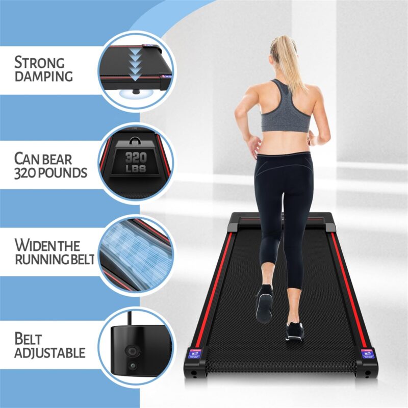 Sperax Walking Vibration Pad with APP, 3 in 1 Under Desk Treadmill, 2.5HP Low Noise Walking Treadmill Pad with Remote Control,Portable Treadmills for Home Office - Image 18