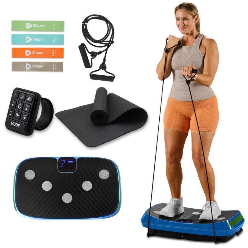 Lifepro Rumblex 4D Vibration Plate Exercise Machine with Triple Motor Oscillation, Linear, and Pulsation – Advanced 4D Vibration Technology for Whole Body Fitness, Weight Loss and Recovery at Home - Image 2